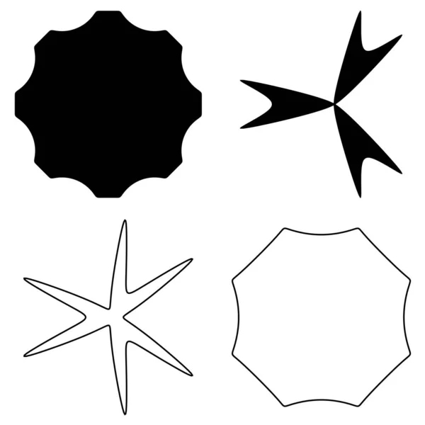 Abstract Geometric Icon Symbol Element Shape — 스톡 벡터