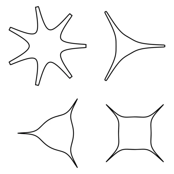 Icono Geométrico Abstracto Forma Elemento Símbolo — Archivo Imágenes Vectoriales