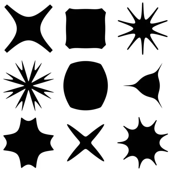 Абстрактна Геометрична Піктограма Форма Елемента Символу — стоковий вектор