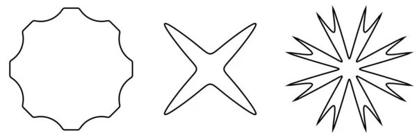 Абстрактная Геометрическая Иконка Форма Элемента Символа Векторная Иллюстрация Клип Арт — стоковый вектор