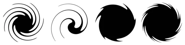 Abstract Spiral Swirl Twirl Design Element Helix Volute Vortex Effect — стоковый вектор