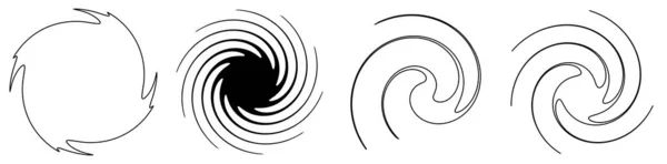 Абстрактная Спираль Ssl Элемент Дизайна Полезный Объемный Вихреобразный Эффект Векторная — стоковый вектор