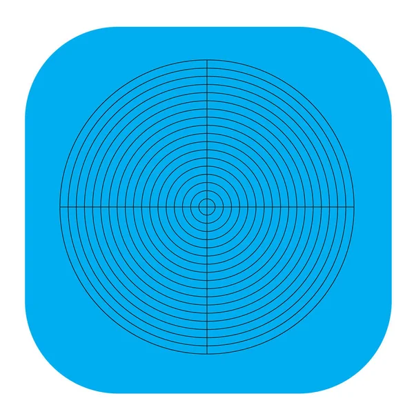 Kutup, dairesel ızgara, ağ. Pasta grafiği, grafik ögesi