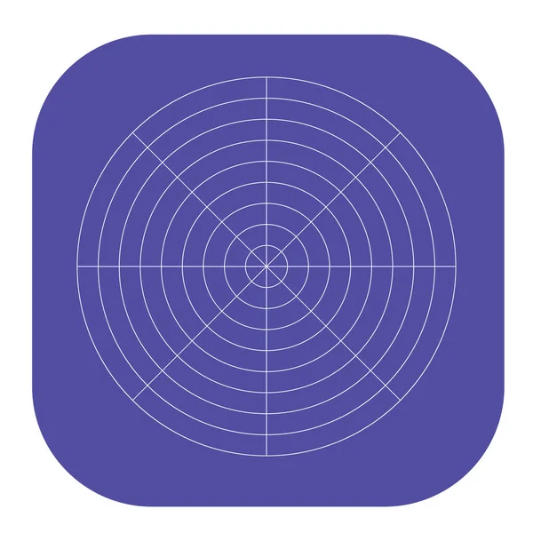 Kutup, dairesel ızgara, ağ. Pasta grafiği, grafik ögesi