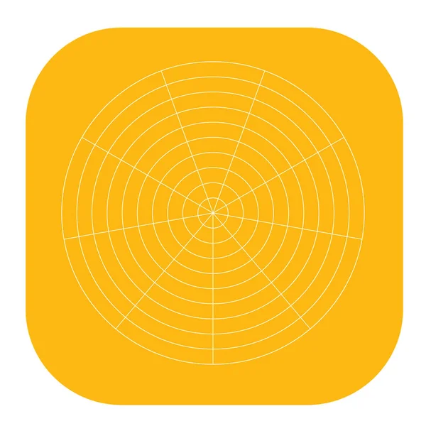 Kutup, dairesel ızgara, ağ. Pasta grafiği, grafik ögesi