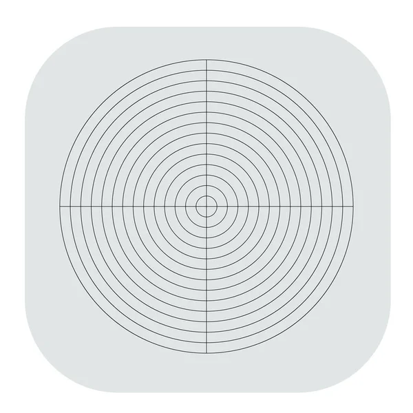 Kutup, dairesel ızgara, ağ. Pasta grafiği, grafik ögesi