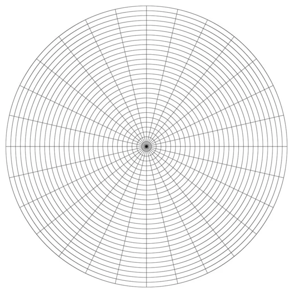 Kutup, dairesel ızgara, ağ. Pasta grafiği, grafik ögesi