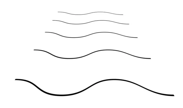 Wavy Zig Zag Criss Cross Lines Waving Stripes Stock Vector — стоковый вектор