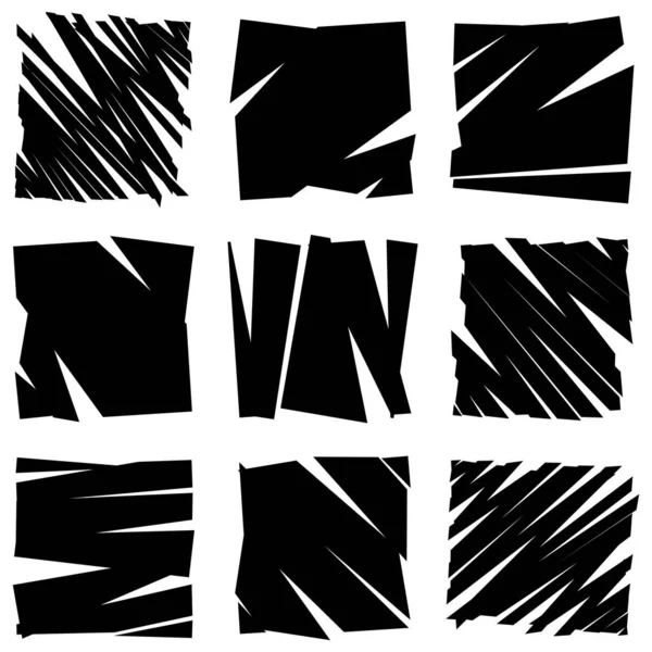 Slit Slash Fracture Texture Effect Element — Image vectorielle
