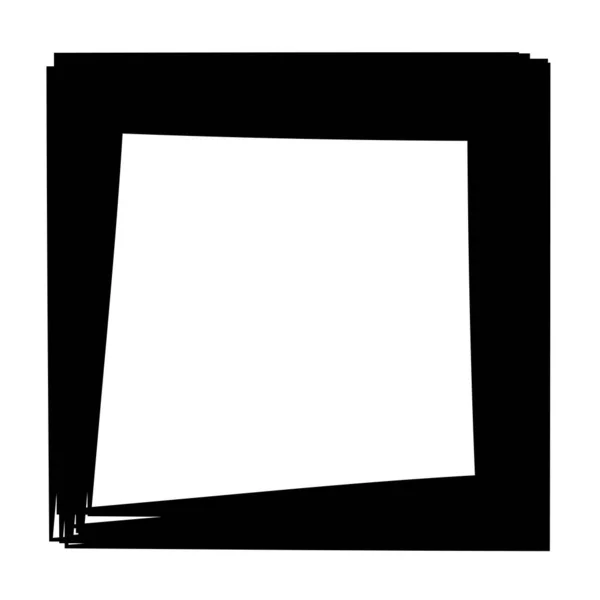 Random Square Contour Frame Border Element — Διανυσματικό Αρχείο