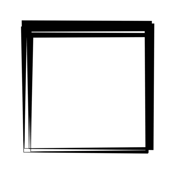 Random Square Contour Frame Border Element — 图库矢量图片