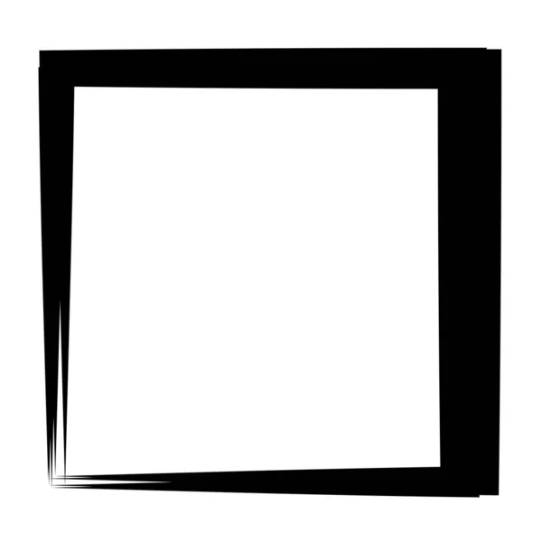 Τυχαίο Τετράγωνο Πλαίσιο Περιγράμματος Στοιχείο Περιγράμματος — Διανυσματικό Αρχείο