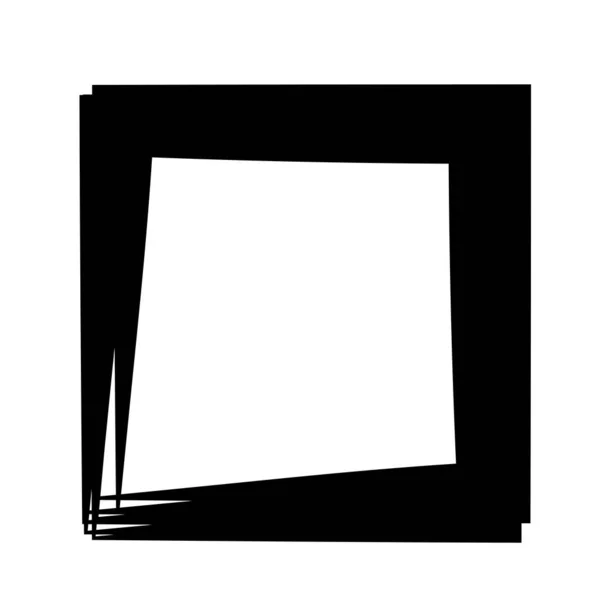 随机正方形边框 边框元素 — 图库矢量图片