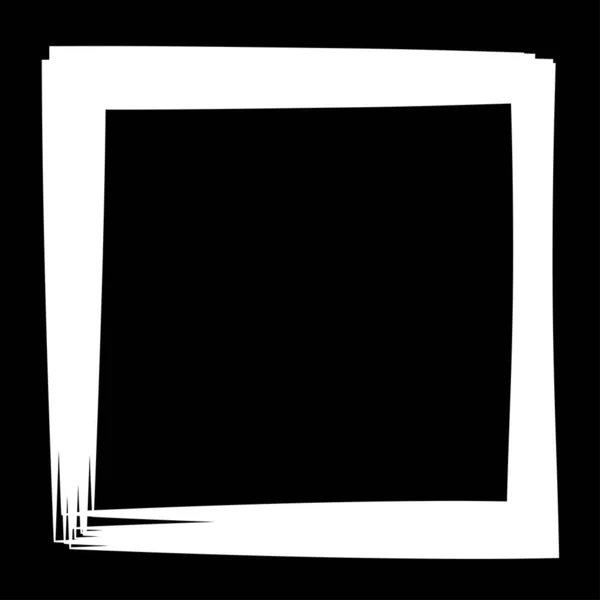 Random Square Contour Frame Border Element — Image vectorielle