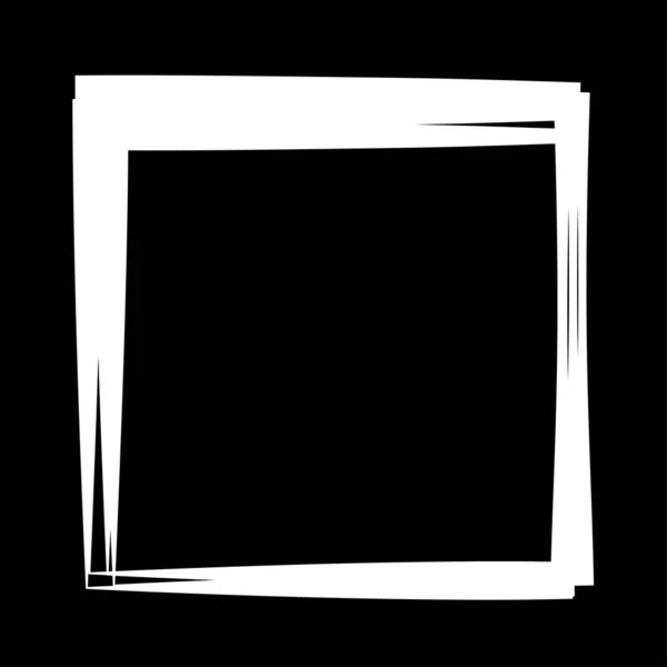 Random Square Contour Frame Border Element — Διανυσματικό Αρχείο