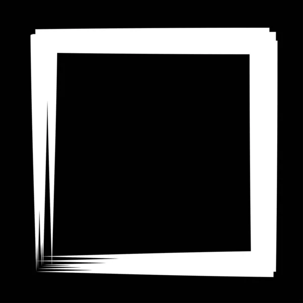 Random Square Contour Frame Border Element — Διανυσματικό Αρχείο