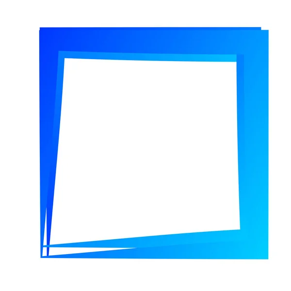 Random Square Contour Frame Border Element — Image vectorielle