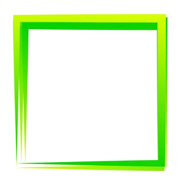 Random Square Contour Frame Border Element — Wektor stockowy