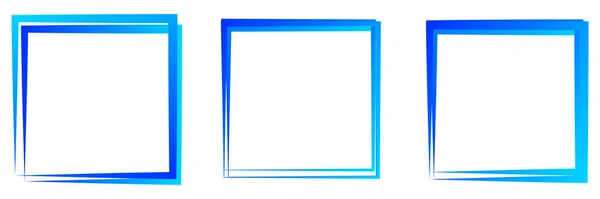 Random Square Contour Frame Border Element Stock Vector Illustration Clip — Image vectorielle