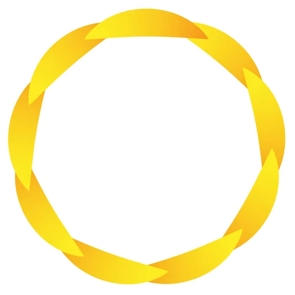 Circular Spiral Swirl Twirl Element — Stockvektor
