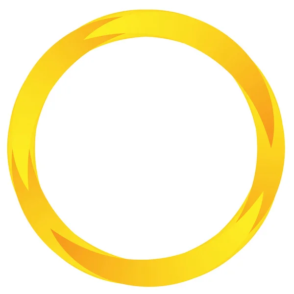 Circular Spiral Swirl Twirl Element — стоковый вектор