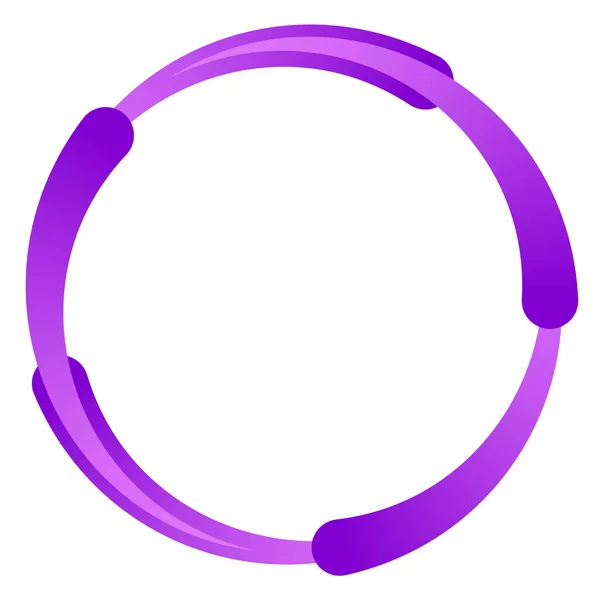 Espiral Circular Redemoinho Elemento Giro — Vetor de Stock