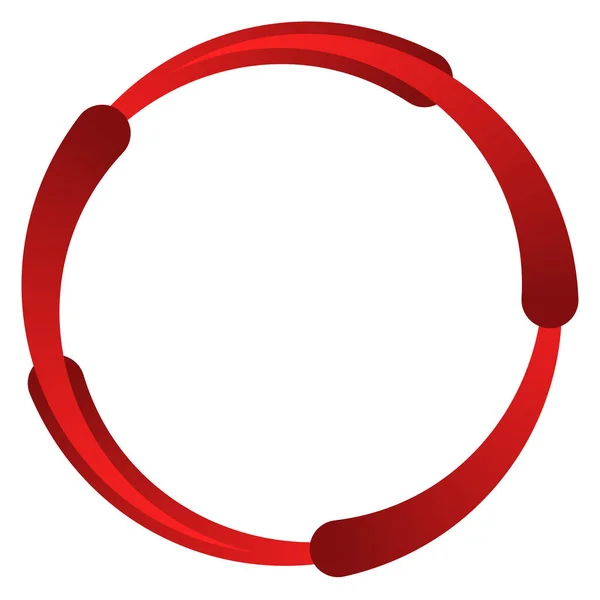 円状のらせん状 渦巻き状 渦巻き状の要素 — ストックベクタ