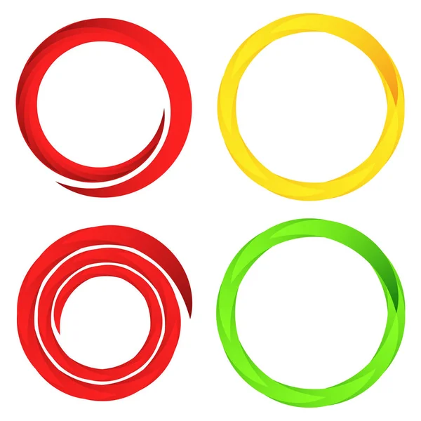 Dairesel spiral, girdap ve dönme elementi