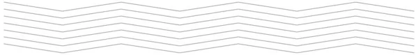 Wellenförmige Zick Zack Linien Streifenelemente Bestandsvektorillustration Clip Art Grafiken — Stockvektor
