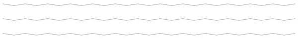 Wavy Zig Zag Lines Stripes Element Stock Vector Illustration Clip — Stockvector