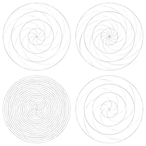 Soyut spiral, girdap ve dönme elementi. Volt, sarmal vektör