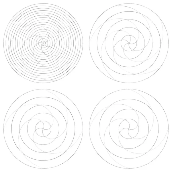 Soyut spiral, girdap ve dönme elementi. Volt, sarmal vektör
