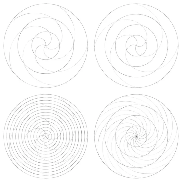 Soyut spiral, girdap ve dönme elementi. Volt, sarmal vektör