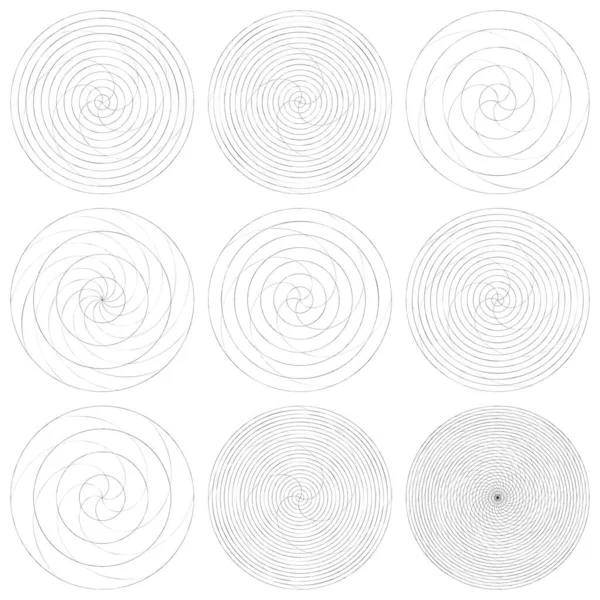 Soyut spiral, girdap ve dönme elementi. Volt, sarmal vektör