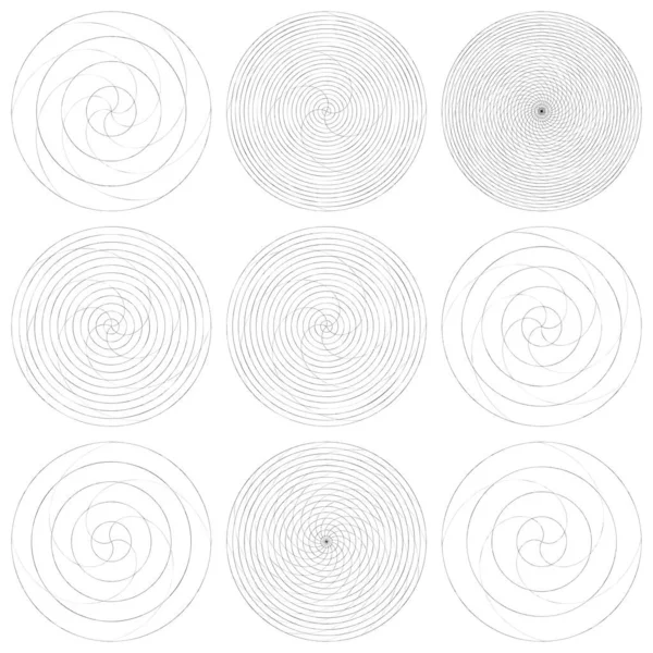 Soyut spiral, girdap ve dönme elementi. Volt, sarmal vektör