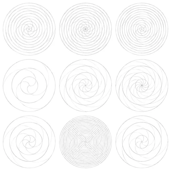 Soyut spiral, girdap ve dönme elementi. Volt, sarmal vektör
