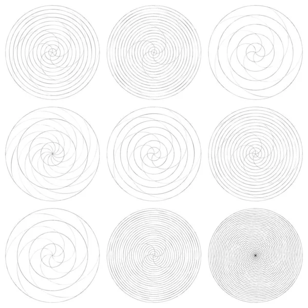 Soyut spiral, girdap ve dönme elementi. Volt, sarmal vektör