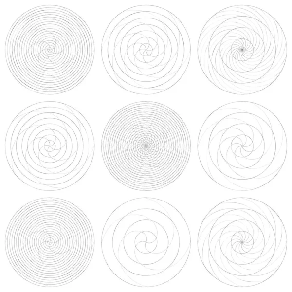 Soyut spiral, girdap ve dönme elementi. Volt, sarmal vektör