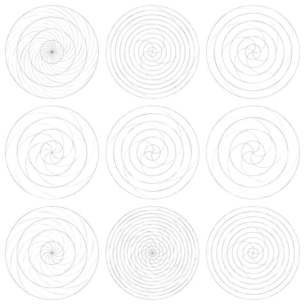 Soyut spiral, girdap ve dönme elementi. Volt, sarmal vektör