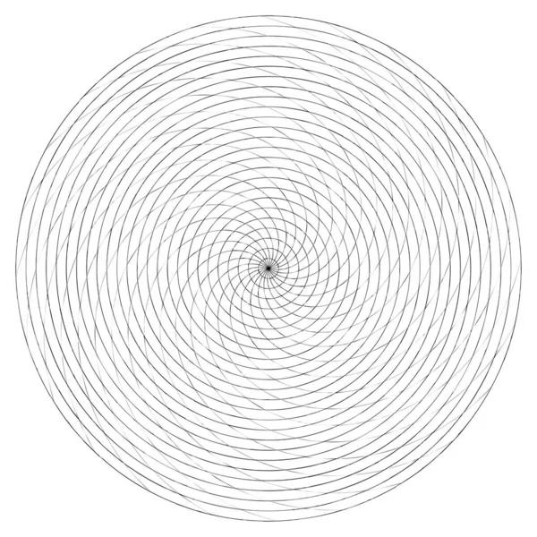 Abstract Spiral Swirl Twirl Element Volute Helix Vector — Stok Vektör