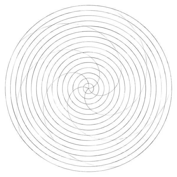 Абстрактний Спіральний Вихровий Вихровий Елемент Фокусний Спіральний Вектор — стоковий вектор