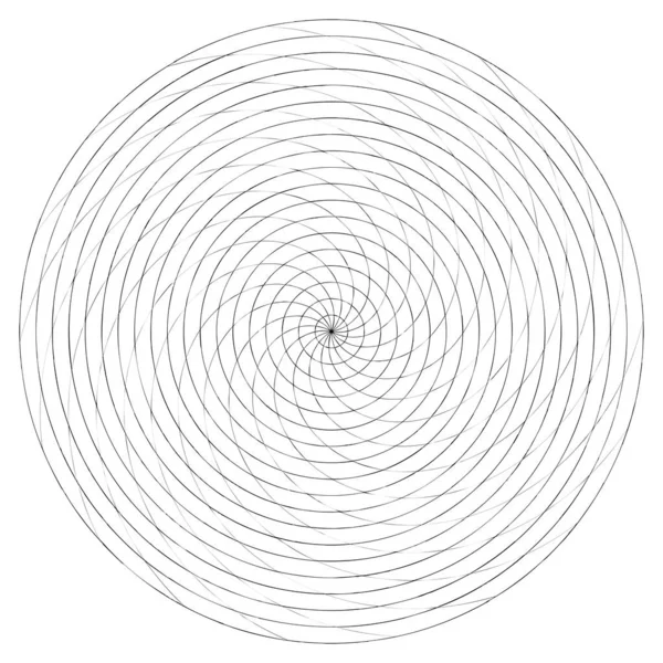 Abstract Spiral Swirl Twirl Element Volute Helix Vector — Stock vektor