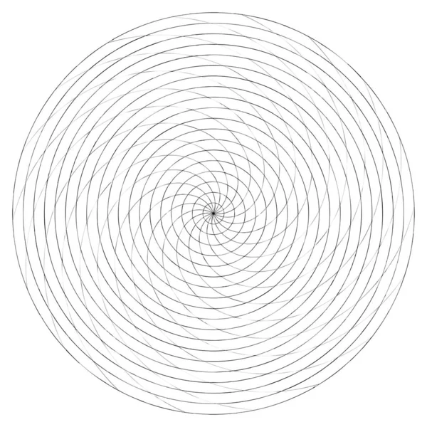 Elemento Astratto Spirale Turbinio Turbinio Voluta Vettore Elica — Vettoriale Stock