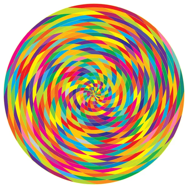 Abstract Spiral Swirl Twirl Element Volute Helix Vector — Stockvektor