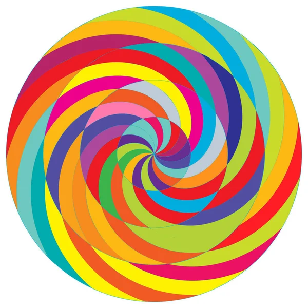 Abstract Spiral Swirl Twirl Element Volute Helix Vector — Image vectorielle