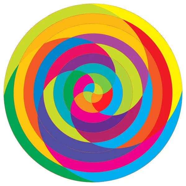 Abstract Spiral Swirl Twirl Element Volute Helix Vector — Vetor de Stock