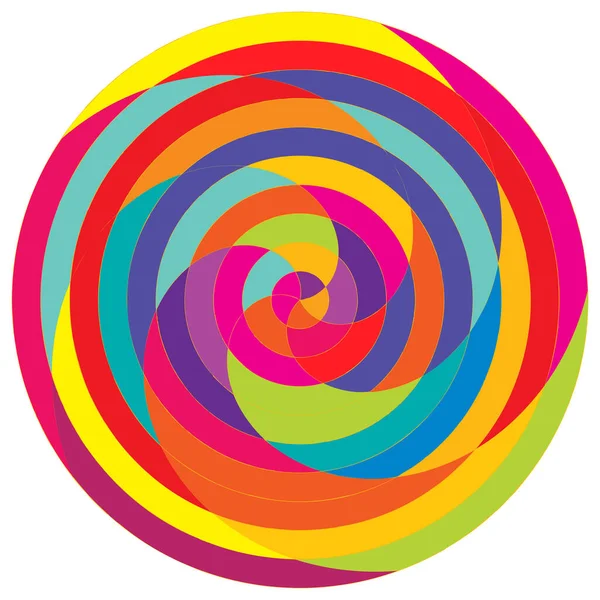 Abstract Spiral Swirl Twirl Element Volute Helix Vector — Vetor de Stock