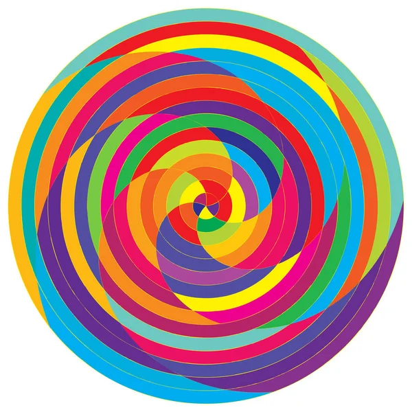 Soyut spiral, girdap ve dönme elementi. Volt, sarmal vektör