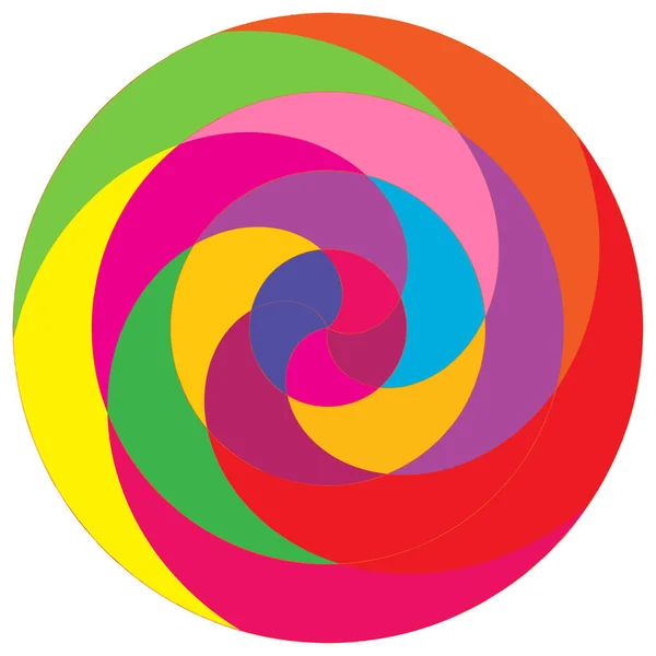 Abstract Spiral Swirl Twirl Element Volute Helix Vector — Vetor de Stock