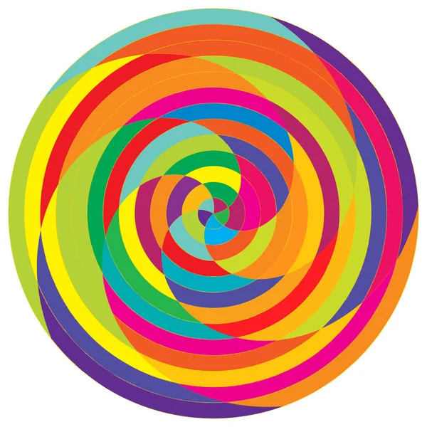 Soyut spiral, girdap ve dönme elementi. Volt, sarmal vektör